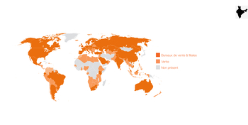 Une entreprise internationale